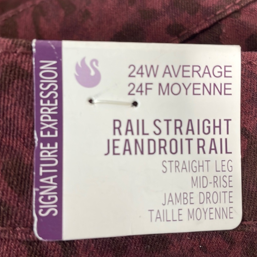 Gloria Vanderbilt Rail Straight Jeans Mid Rise - Picture 8 of 11